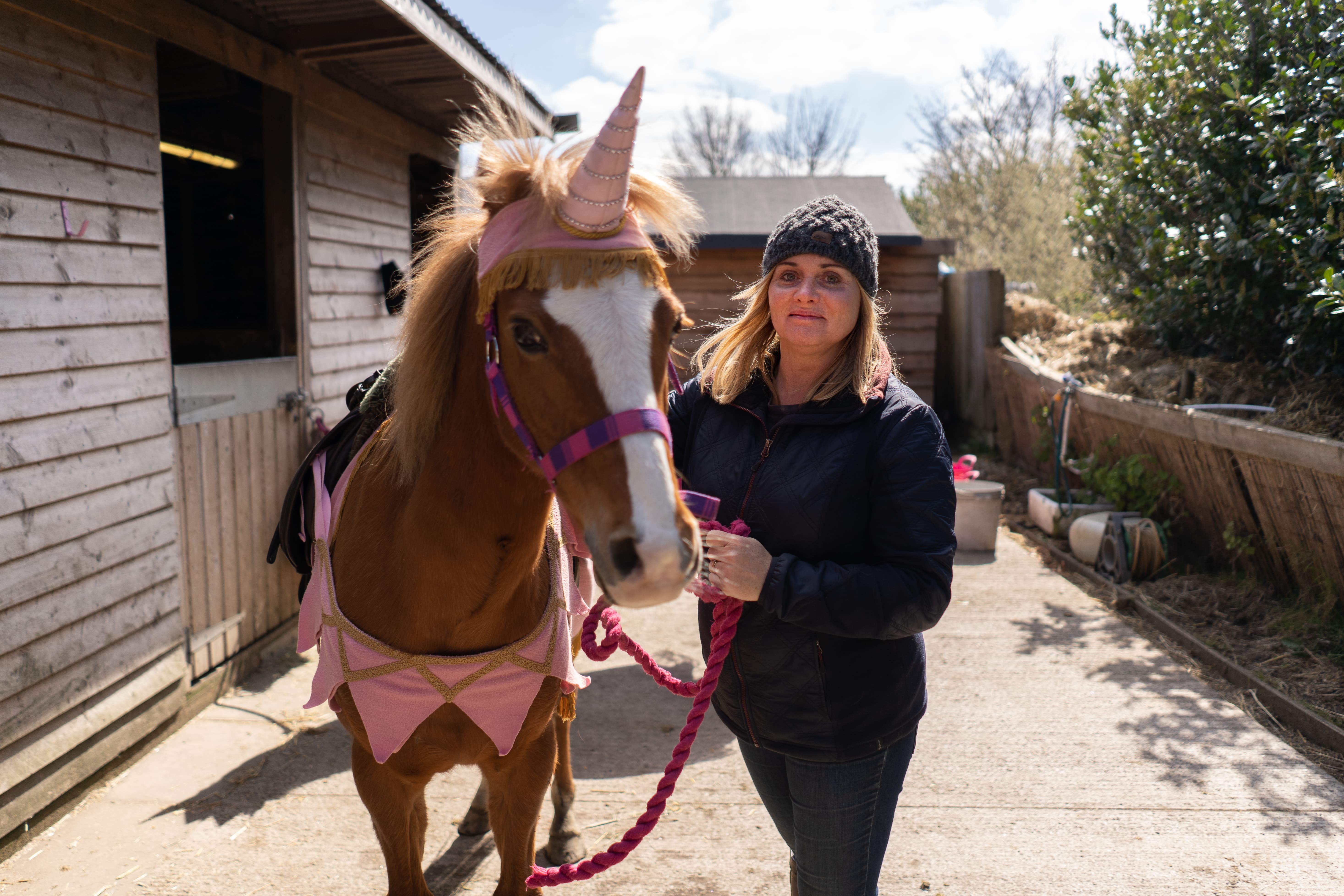Pony Patch Horse With Staff