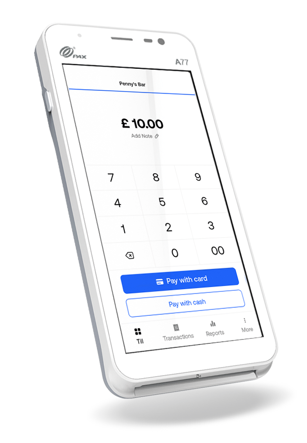 A77 With Payment Screen (Hovering)