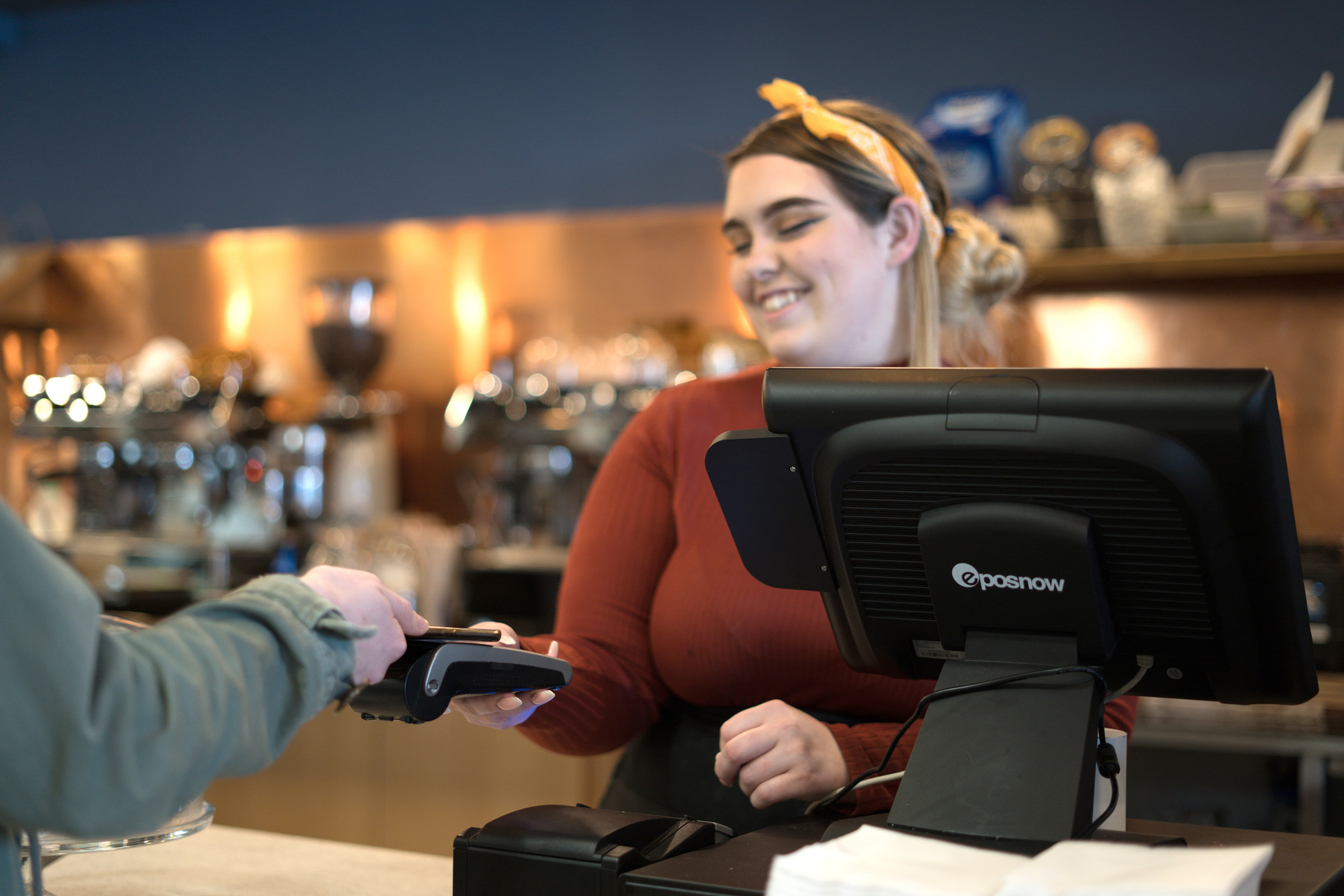 Three Bakers Paying By Card