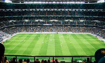 Football field and stadium