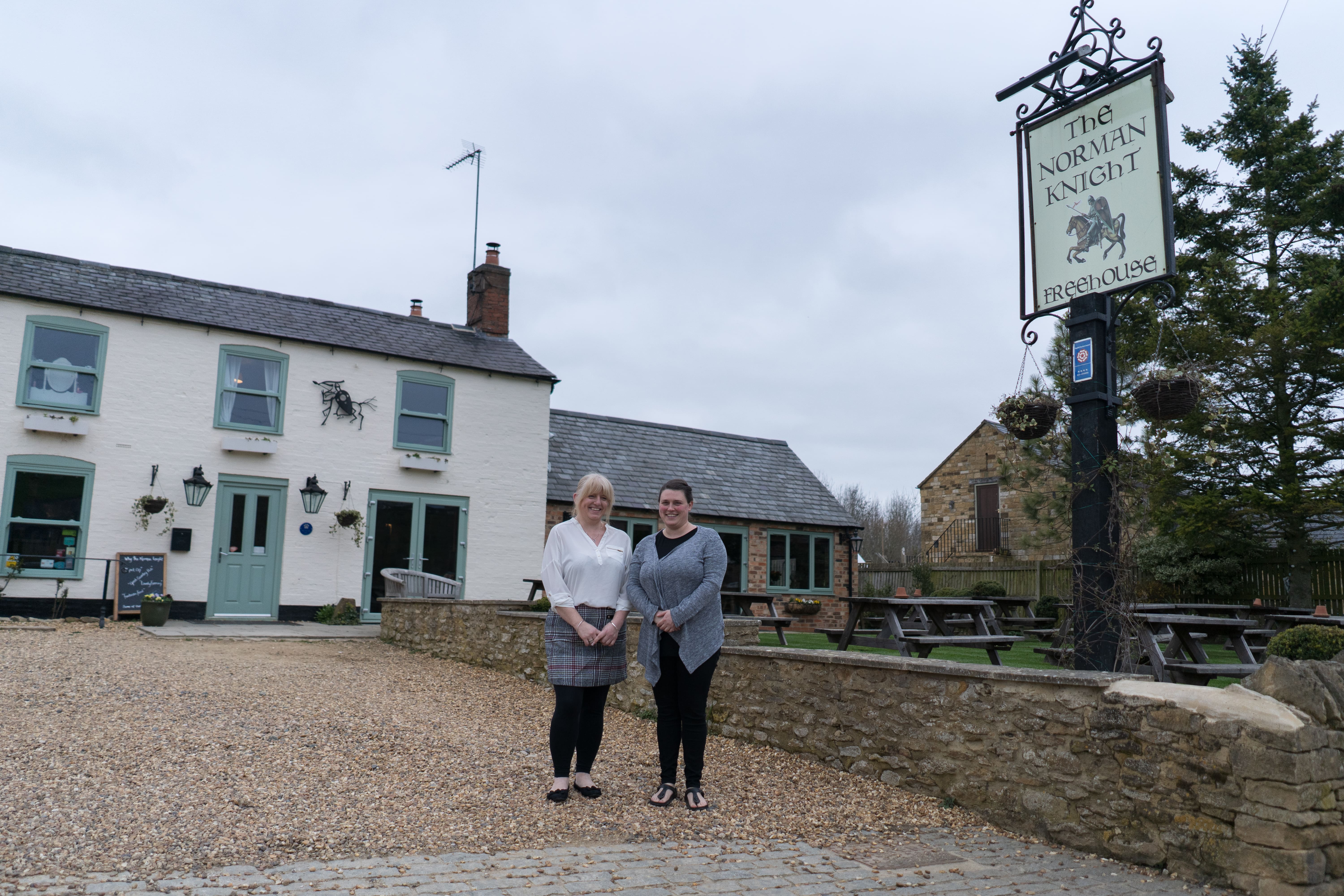 The Norman Knight Staff And Building