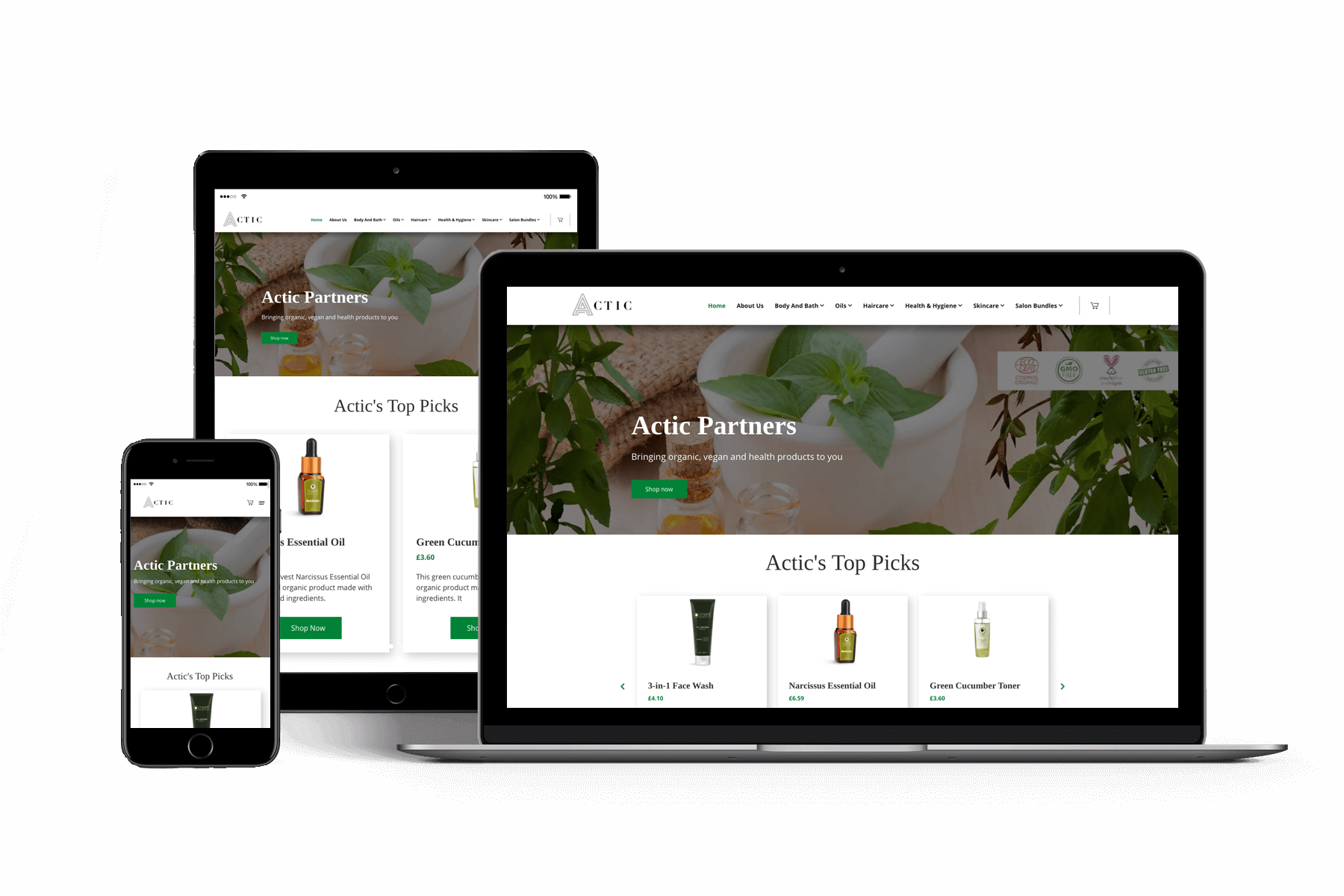 Actic Responsive Design